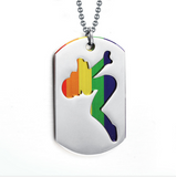 Fashion Pride Necklace Pendant Unisex Stainless Steel