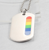 Fashion Pride Necklace Pendant Unisex Stainless Steel