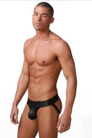 Leather thong sex  backless underwear