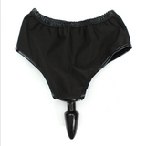 Strap on Dildo Underwear Panty Faux Leather Female Masturbation