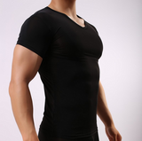 Ultra-thin Men Sexy Skinny Transparent T Shirts