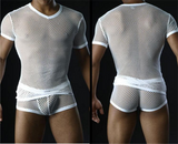 V Neck Sexy Men Sport GYM Casual Clothes  T-shirt