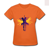 Womens Slim Fit T Shirt Lesbian Wings