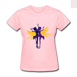 Womens Slim Fit T Shirt Lesbian Wings