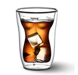 120-200ml Double Glass Crystal Men Woman Body Shape Couple Cups Mug