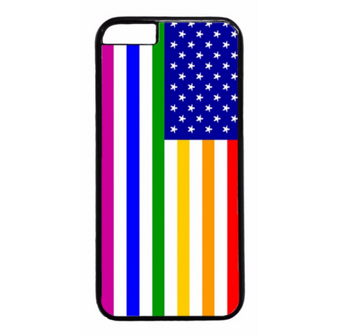 LGBT Rainbow USA Flag Pride cell Phone case cover for Samsung Galaxy s3/4/5/6 Note2/3/4