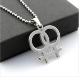 LESBIAN PRIDE PENDANT NECKLACE Present Gift Idea