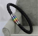 Leather wrap bracelets bangles & for men and women