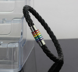 Leather wrap bracelets bangles & for men and women