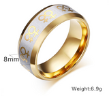 18K Gold Ring For Women Lesbian Wedding