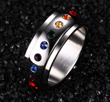 Hot sale 2015 fashion rotating spinner ring for men and women