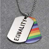 Fashion Pride Necklace Pendant Unisex Stainless Steel